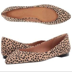NWT Corso Como Jullia Leopard spot kid suede flats 9M size 9 size 40 euro